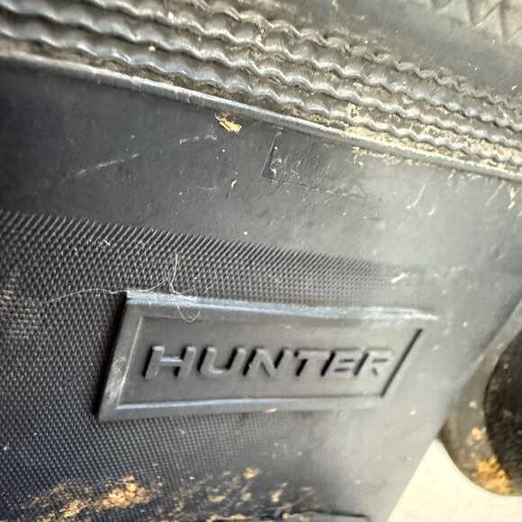 Hunter Chelsea Low Boots Bootie Black Size us12? UK 9 - Picture 8 of 9